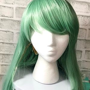 Mint Green Anime Style Medium Length Wig - New, never worn